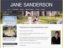 Tablet Screenshot of jane-sanderson.com